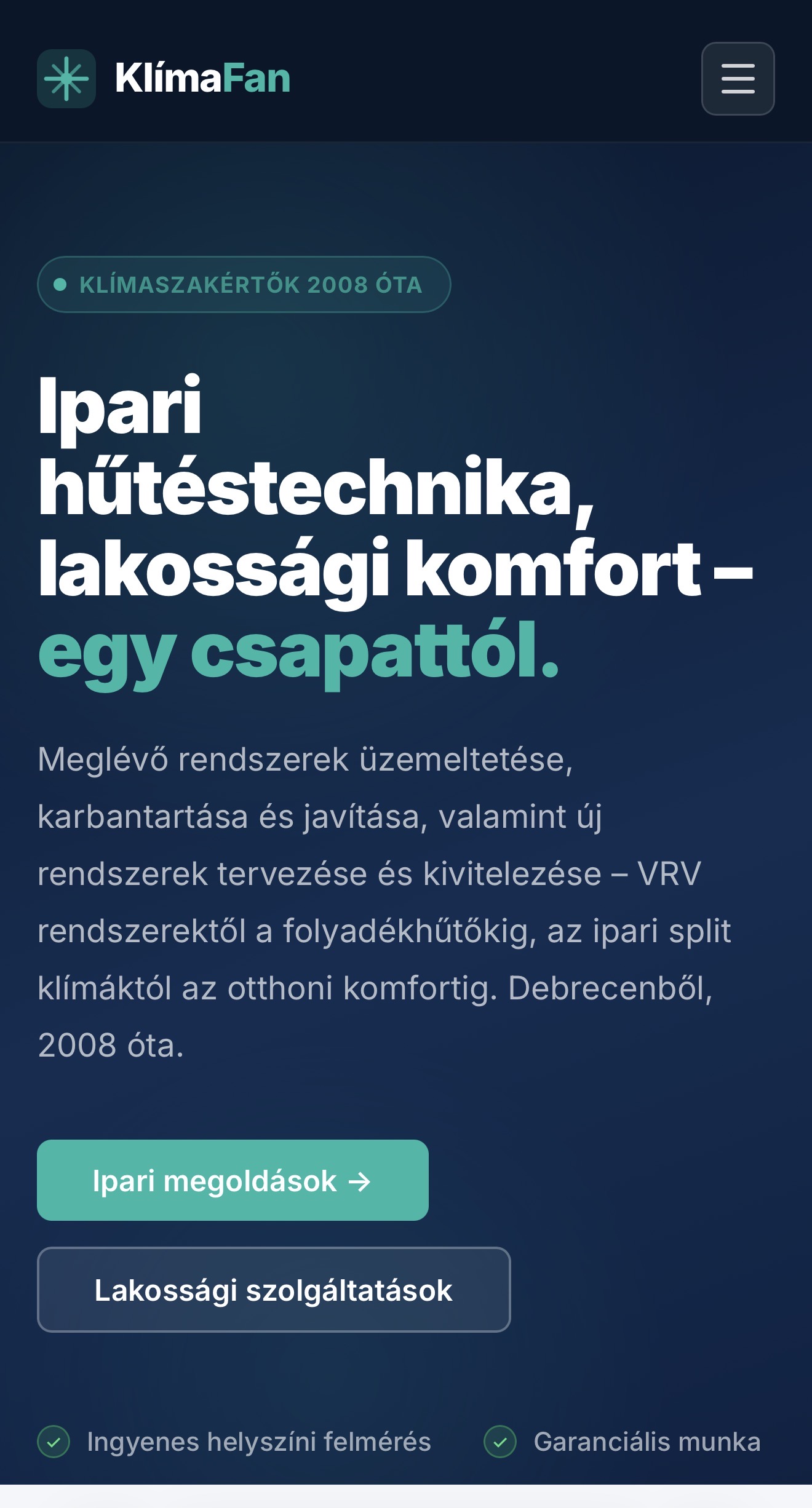 Klímafan — mobil