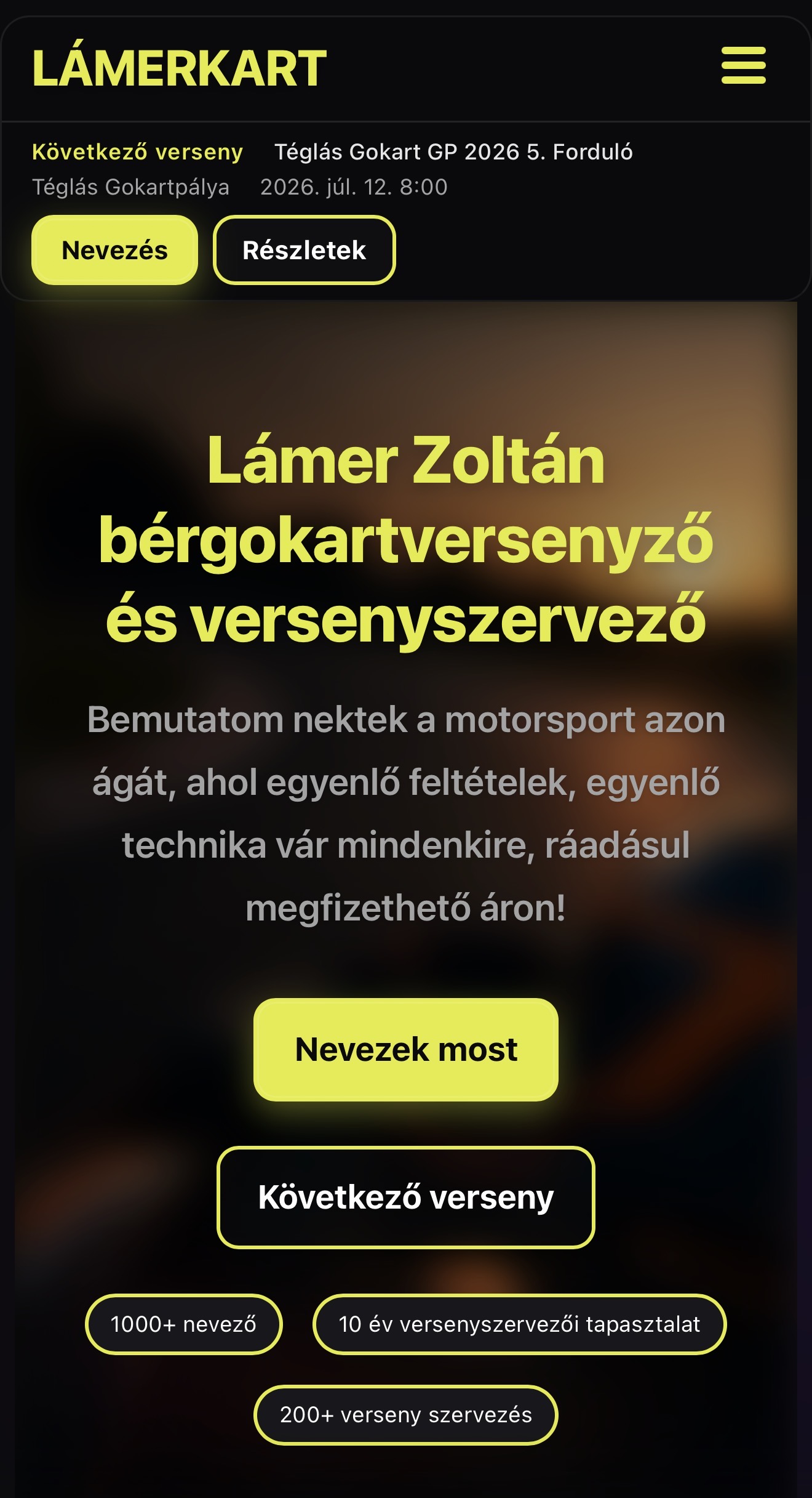 Lámerkart — mobil